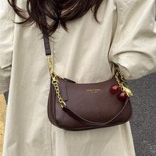 Cargar imagen en el visor de la galería, Bolso bandolera versátil de un solo hombro con cadena y forma de dumpling.
