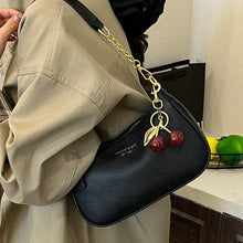 Cargar imagen en el visor de la galería, Bolso bandolera versátil de un solo hombro con cadena y forma de dumpling.
