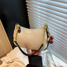 Cargar imagen en el visor de la galería, Bolso bandolera versátil de un solo hombro con cadena y forma de dumpling.
