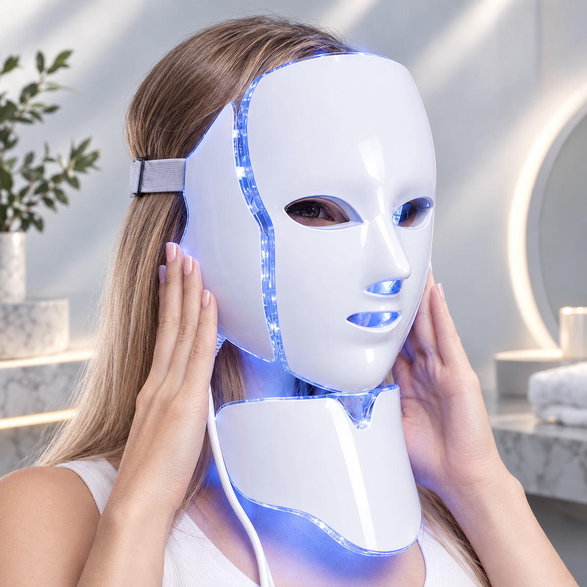 Mascarilla LED Facial y Cuello · Femme Velisse